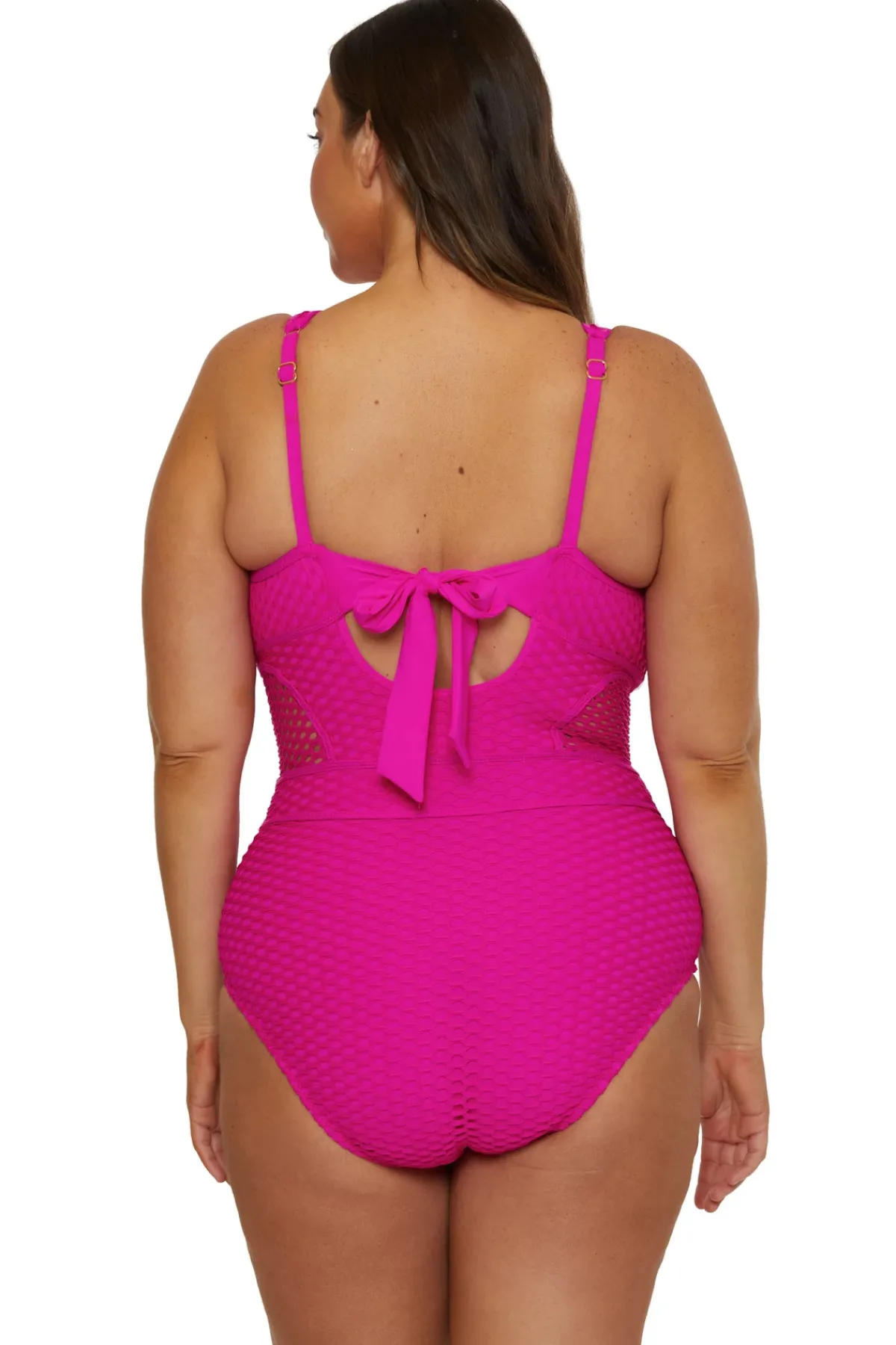 Becca Etc by Rebecca Virtue Plunge|One Pieces-Show & Tell Plunge One Piece Swimsuit
