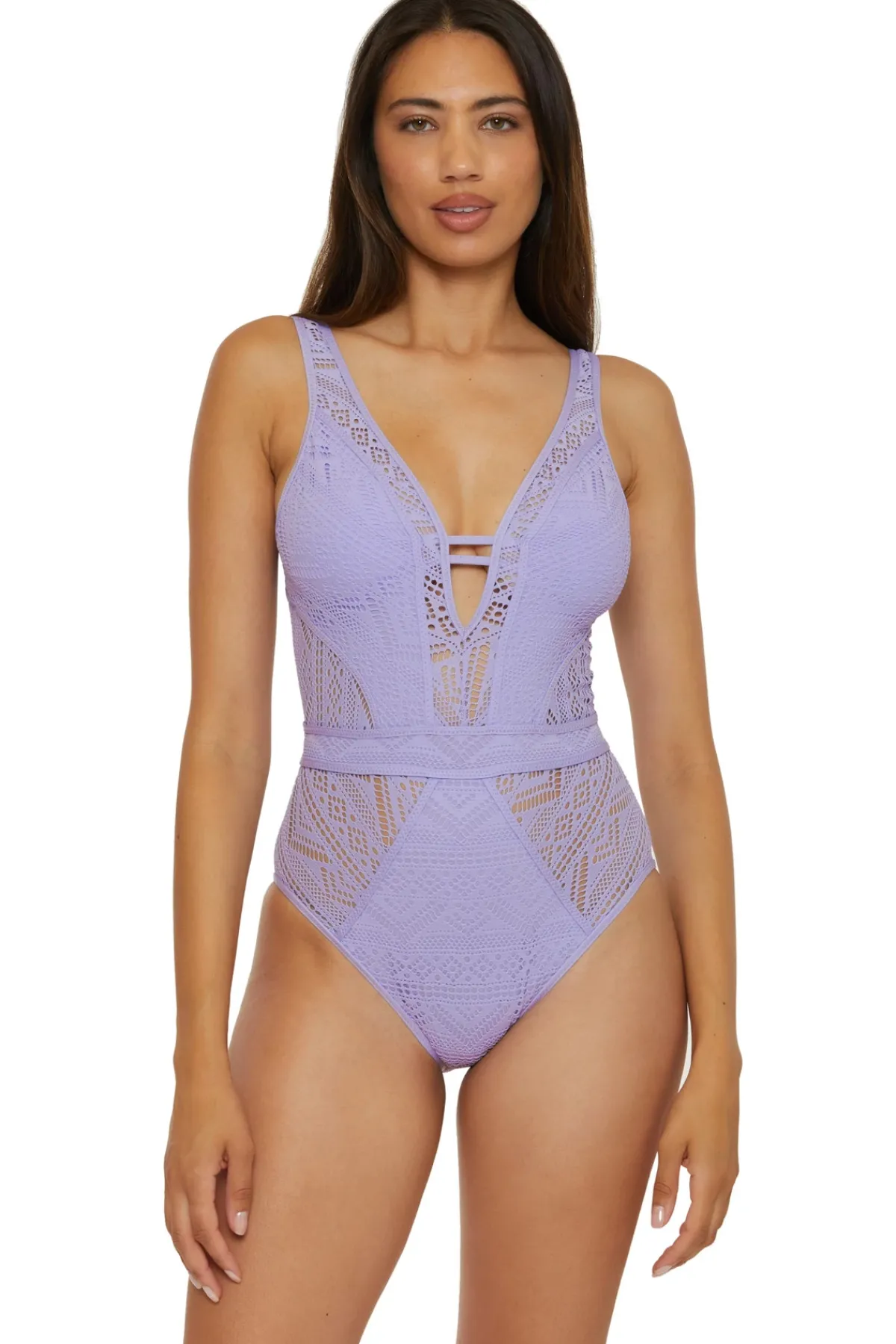Becca by Rebecca Virtue Plunge|One Pieces-Show & Tell Plunge One Piece Swimsuit