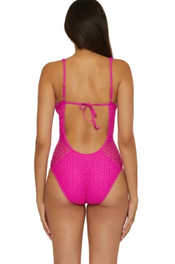 Becca by Rebecca Virtue Plunge|One Pieces-Show & Tell Plunge One Piece Swimsuit