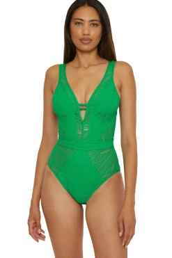 Becca by Rebecca Virtue Plunge|One Pieces-Show & Tell Plunge One Piece Swimsuit