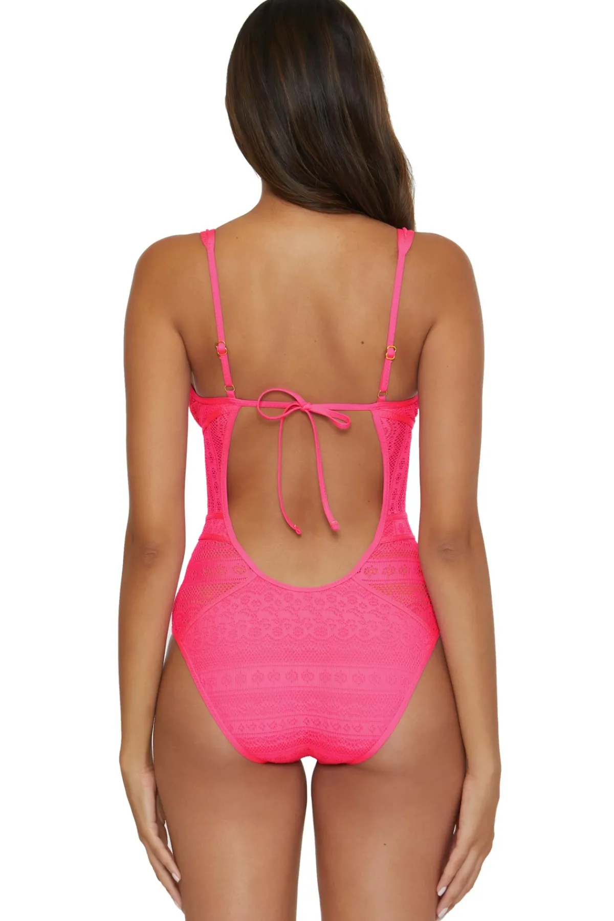 Becca by Rebecca Virtue Plunge|One Pieces-Show & Tell Plunge One Piece Swimsuit