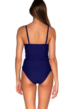 Sunsets Tank|Tankinis-Simone Convertible Strap Tankini Top