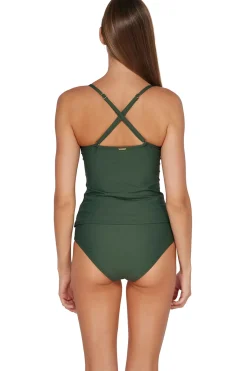 Sunsets Tank|Tankinis-Simone Convertible Strap Tankini Top