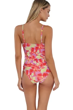Sunsets Tank|Tankinis-Simone Convertible Strap Tankini Top