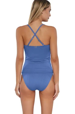 Sunsets Tank|Tankinis-Simone Convertible Strap Tankini Top