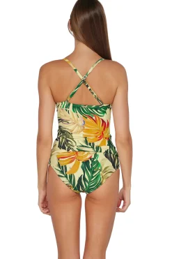 Sunsets Tank|Tankinis-Simone Convertible Strap Tankini Top