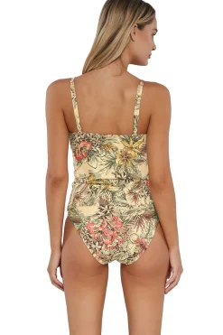 Sunsets Tank|Tankinis-Simone Convertible Strap Tankini Top
