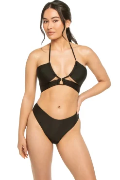 L'Agence Halter|Bikinis-Sire Halter Bikini Top