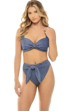 Montce Swim Bralette|Bikinis-Sky Sparkle Hayden Bralette Bikini Top