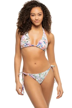 Johnny Was Triangle|Halter-Sliding Triangle Bikini Top