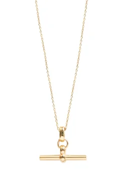 Tilly Sveaas Jewelry-Small T-Bar Trace Chain Necklace