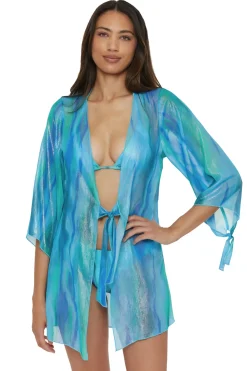 Becca by Rebecca Virtue Kimonos / Robes-Solar Energy Kimono