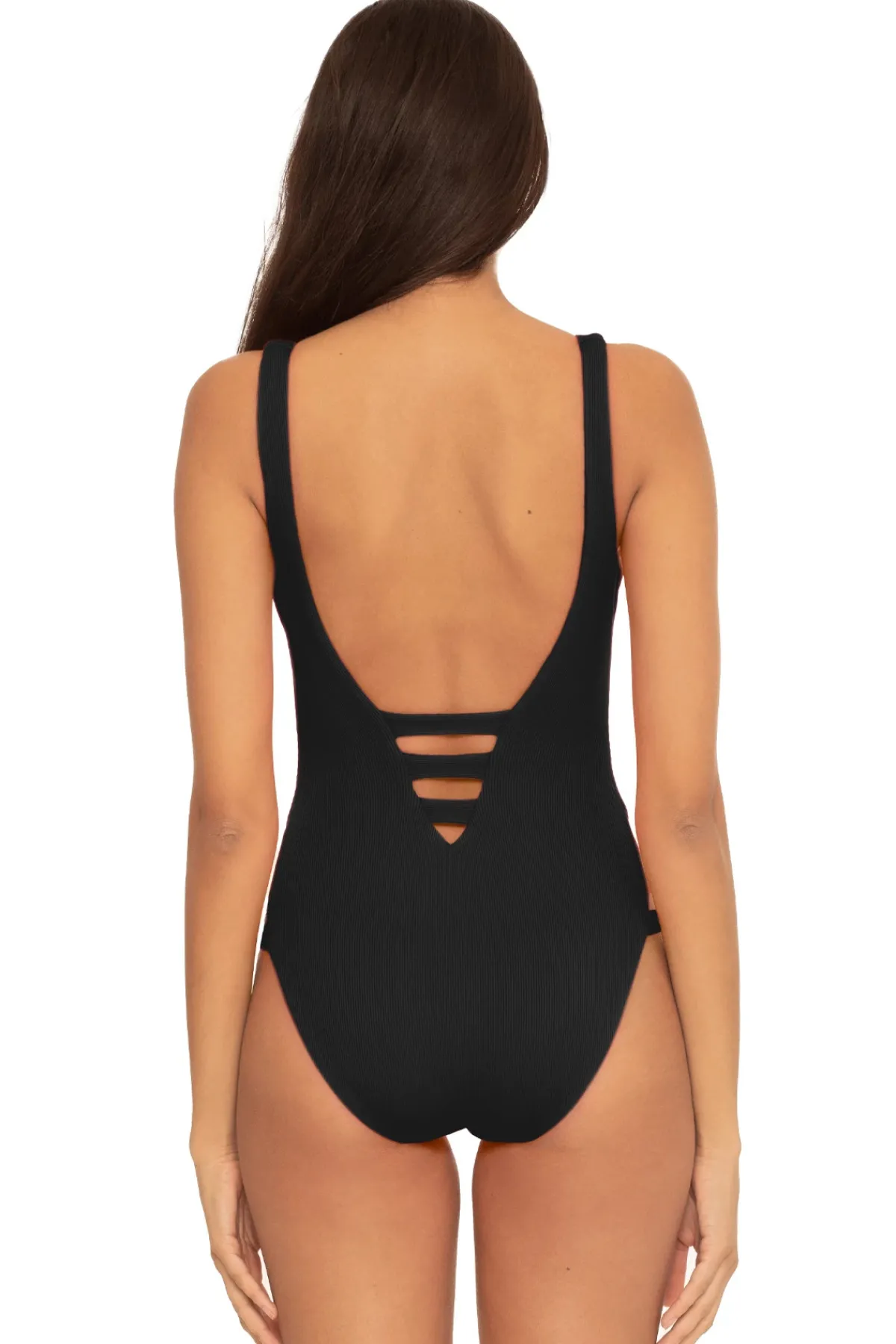 Becca by Rebecca Virtue Tank|One Pieces-Sophie Over The Shoulder One Piece Swimsuit