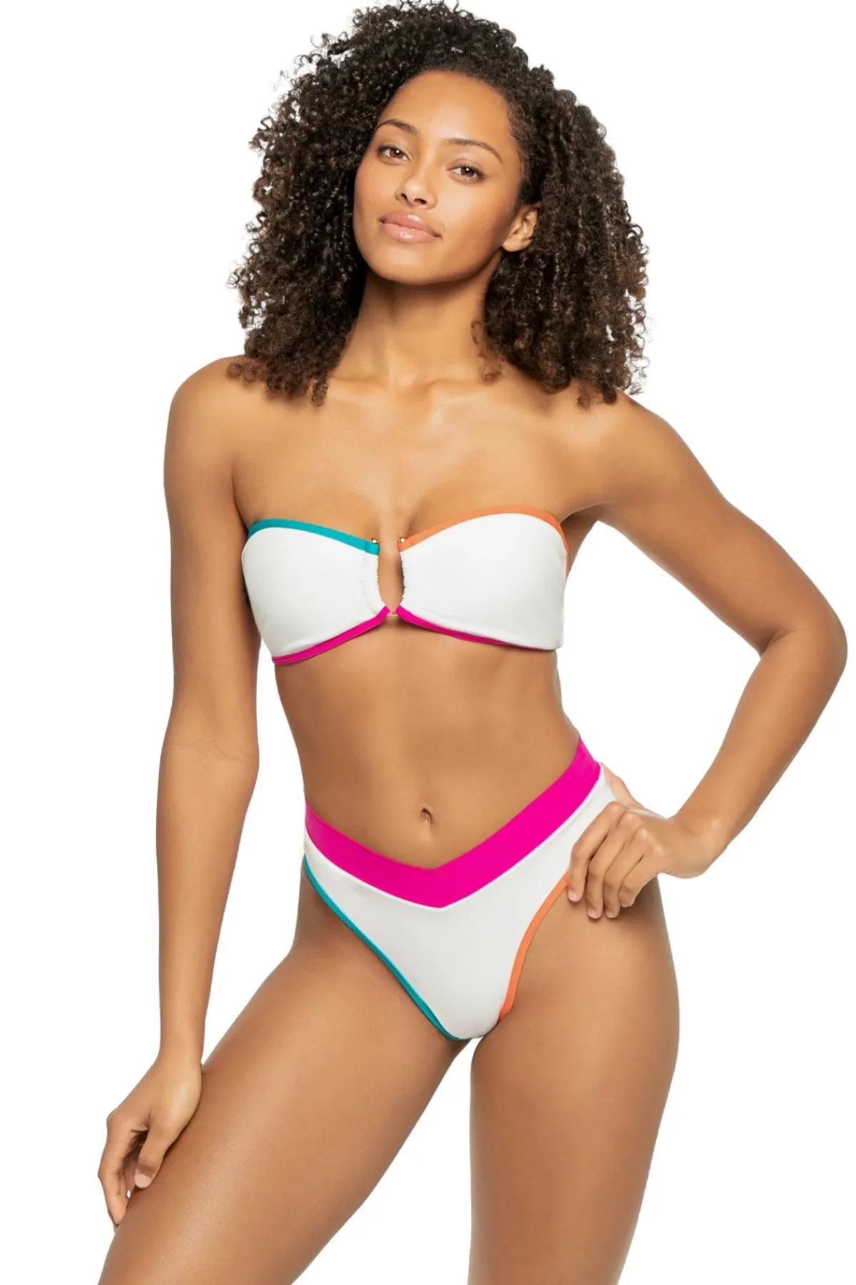 Summerful Bandeau|Bikinis-Sorrento Bandeau Bikini Top