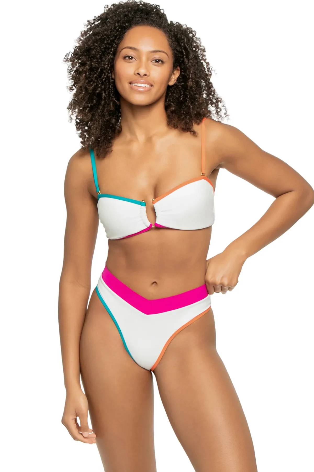 Summerful Bandeau|Bikinis-Sorrento Bandeau Bikini Top