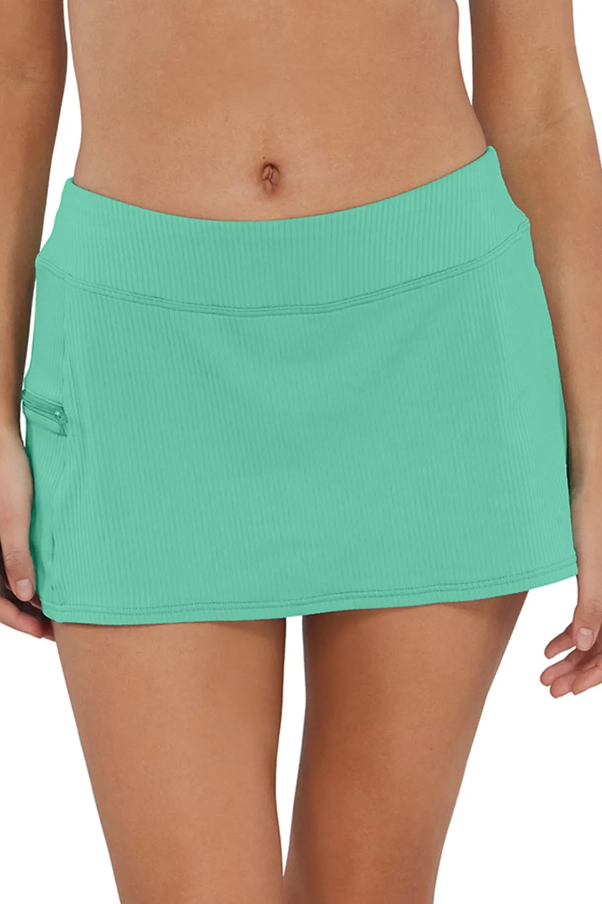 Sunsets Skirted|High Waist-Sporty Swim Skirt