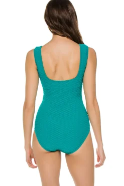 Paula Beachwear Tank|One Pieces-Square Neck One Piece Swimsuit