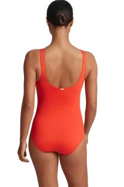 Lauren Ralph Lauren Tank|One Pieces-Square Ring One Piece Swimsuit