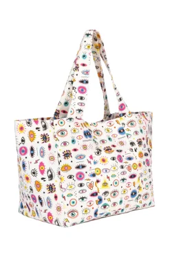 Sun of a Beach Bags-Starry Eyes Tote Bag