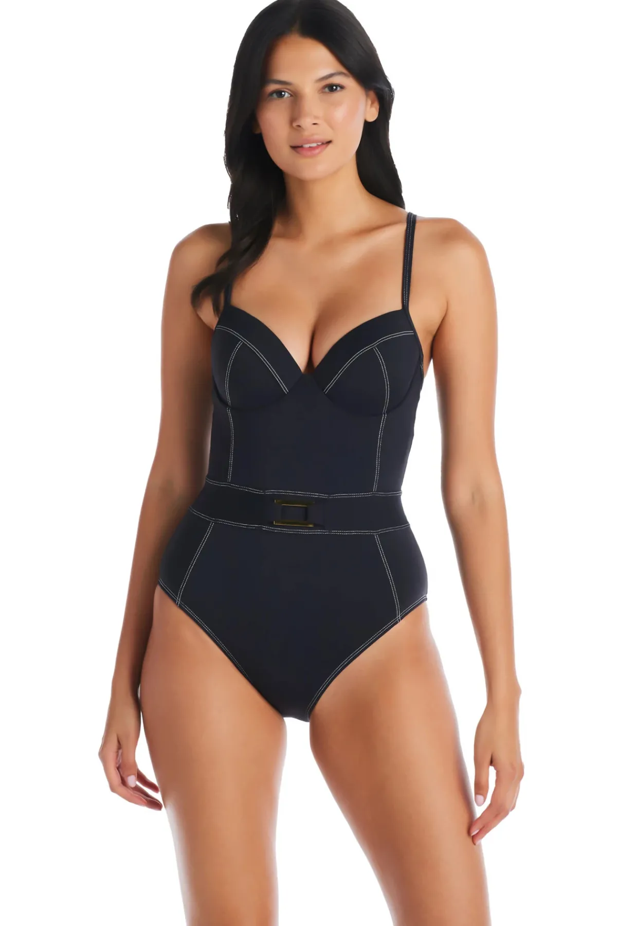 Bleu Rod Beattie One Pieces-Stitched One Piece Swimsuit