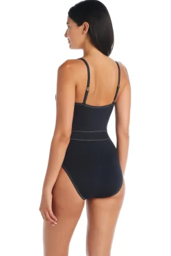 Bleu Rod Beattie One Pieces-Stitched One Piece Swimsuit