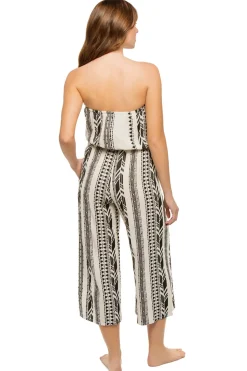 Elan Jumpsuits / Rompers-Strapless Coulotte Jumpsuit