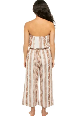 Elan Jumpsuits / Rompers-Strapless Coulotte Jumpsuit