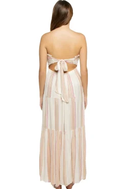 Elan Sundresses-Strapless Maxi Dress