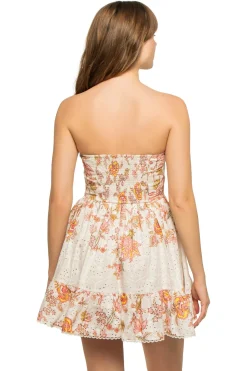 Hemant & Nandita Sundresses-Strapless Mini Dress