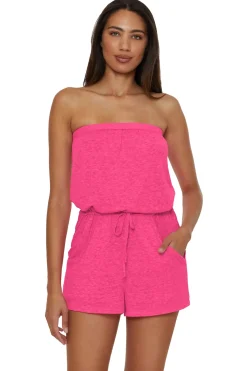 Becca by Rebecca Virtue Jumpsuits / Rompers-Strapless Romper