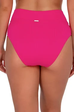 Sunsets High Waist|Bikinis-Summer Lovin' V-Front High Waist Bikini Bottom