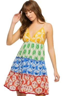 Farm Rio Sundresses-Summer Mix Mini Dress