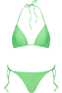 Maaji High Leg|Tie Side-Sunlight Reversible Brazilian Bikini Bottom