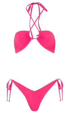 Maaji High Leg|Tie Side-Sunseeker Reversible Brazilian Bikini Bottom