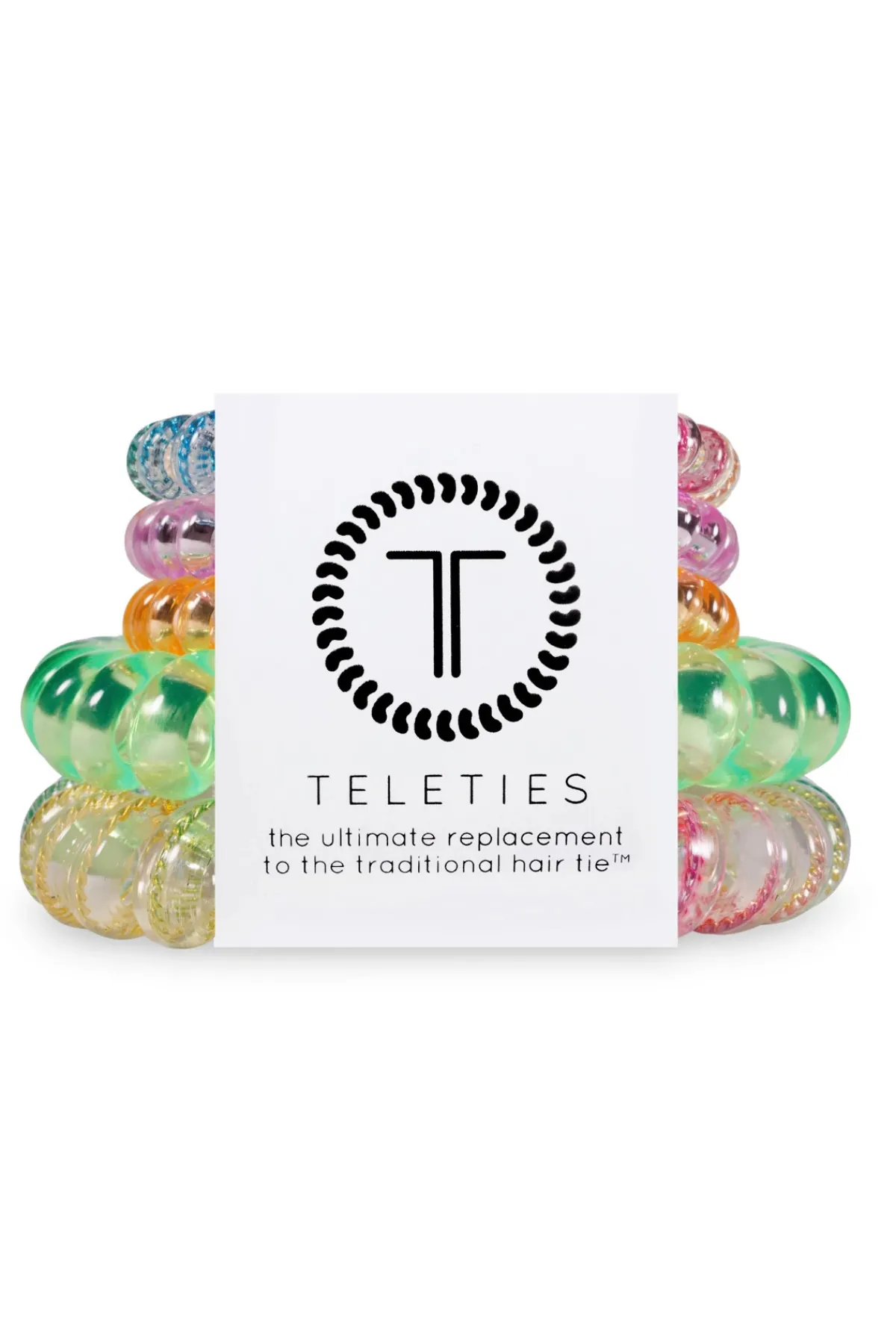 Teleties Hair Accessories-Technicolor Dream 5-Pack Hair Ties