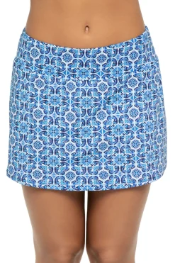 Tommy Bahama Skirted|Bikinis-Terrazzo Tile Skirted Bottom