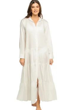 Stillwater Sundresses-The Tiered Shirt Maxi Dress