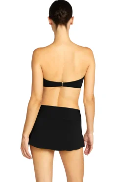 Robin Piccone Bandeau|Bikinis-Tie Front Bandeau Bikini Top