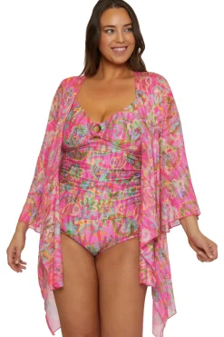 Becca Etc by Rebecca Virtue Kimonos / Robes-Tie Front Kimono