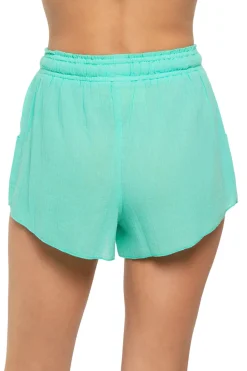Elan Bottoms-Tie Front Shorts