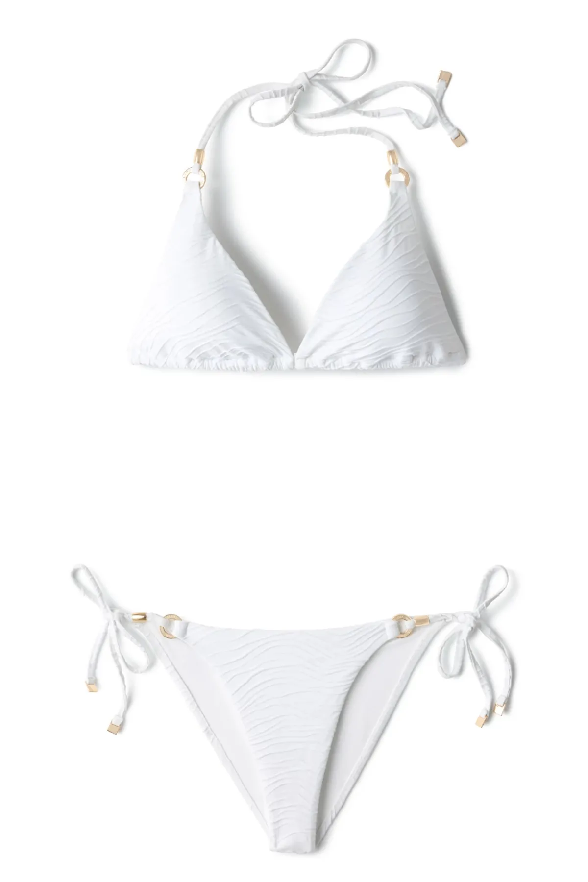 Sea Level High Leg|Tie Side-Tie Side Brazilian Bikini Bottom