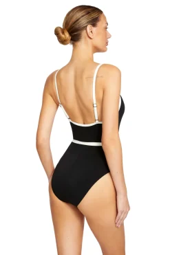 Robin Piccone High Leg|Plunge-Tierna One Piece Swimsuit