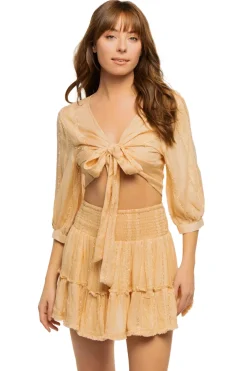 Surf Gypsy Matching Sets|Bottoms-Tonal Textured Skirt