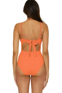 Becca by Rebecca Virtue Plunge|One Pieces-Toni One Piece Swimsuit