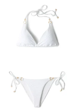 Sea Level Triangle|Halter-Triangle Bikini Top (D+ Cup)