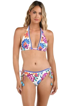 La Blanca Triangle|Halter-Triangle Halter Bikini Top