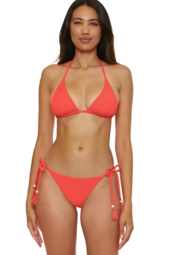 Lucky Brand Triangle|Halter-Triangle Halter Bikini Top