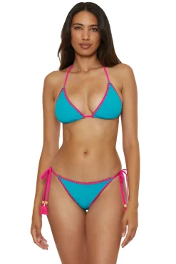 Lucky Brand Triangle|Halter-Triangle Halter Bikini Top