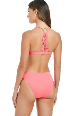 Bleu Rod Beattie Triangle|Bikinis-Triangle Macrame Bikini Top