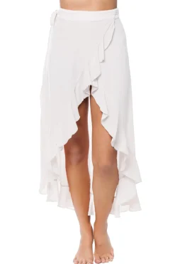 9Seed Bottoms-Tulip Hem Ruffle Skirt